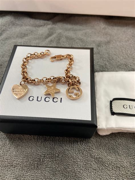 gucci rose gold bracelet|is gucci jewelry real gold.